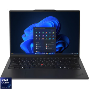 Laptop Lenovo 14 ThinkPad X1 Carbon Gen 13 Aura Edition, 2.8K OLED 120Hz VRR Touch, Procesor Intel® Core™ Ultra 7 265U (12M Cache, up to 5.30 GHz), 64GB LPDDR5X, 2TB SSD, Intel Graphics, 5G, Win 11 Pro, Black, Paint