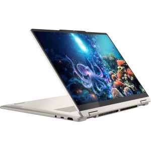 Lenovo 14'' Yoga 7 2-in-1 14AKP10, 2.8K OLED 120Hz Touch, Procesor AMD Ryzen™ Al 7 350 (16M Cache, up to 5.0 GHz), 32GB LPDDR5X, 1TB SSD, AMD Radeon 860M, Win 11 Home, Seashell, 3Yr Onsite Premium Care