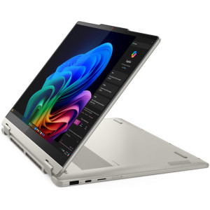 Lenovo 14'' Yoga 7 2-in-1 14AKP10, 2.8K OLED 120Hz Touch, Procesor AMD Ryzen™ Al 7 350 (16M Cache, up to 5.0 GHz), 32GB LPDDR5X, 1TB SSD, AMD Radeon 860M, Win 11 Home, Seashell, 3Yr Onsite Premium Care