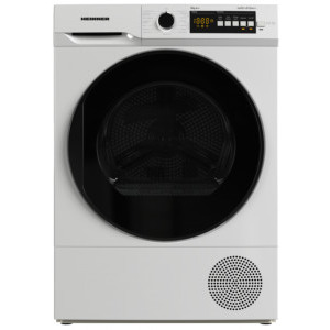 Uscator de rufe Heinner HHPD-V9T2KA++, Pompa de caldura, 9 kg, Clasa E, PureBeam+, Iluminare interioara, Alb