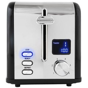 Gerlach Prajitor de paine GL3221B, 1100W, Negru/Argintiu