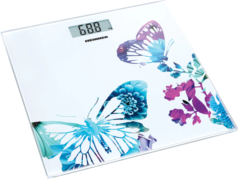 Cantar electronic Heinner Butterfly 150 HBS-150BTF, 150 kg, Multicolor - imagine 2