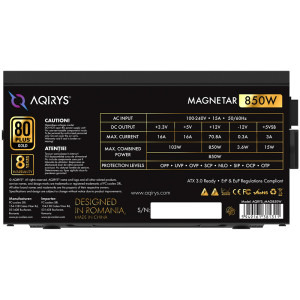 AQIRYS Magnetar, 80+ Gold, 850W