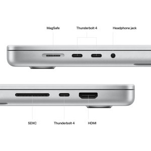 Apple 16.2'' MacBook Pro 16 Liquid Retina XDR, Apple M2 Max chip (12-core CPU), 32GB, 1TB SSD, Apple M2 Max 38-core GPU, macOS Ventura, Silver, RO keyboard, 2023