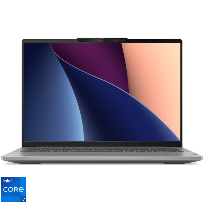 Laptop Lenovo 14'' IdeaPad 5 Pro 14IRH8, 2.8K IPS 120Hz, Procesor Intel® Core™ i7-13700H (24M Cache, up to 5.00 GHz), 16GB DDR5, 1TB SSD, GeForce RTX 3050 6GB, No OS, Arctic Grey