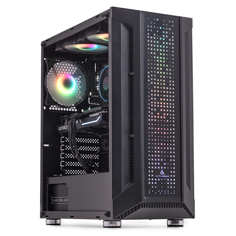 PC Gaming ZMEU Epic Plus, Intel i5-12400F 2.5GHz, 32GB DDR5, 1TB SSD, RTX 3050 8GB GDDR6, Iluminare RGB