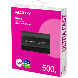 ADATA SD810 500GB USB 3.2 tip C Black