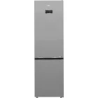 Combina frigorifica Beko B5RCNA406HXB3, 355 L, Clasa C, No Frost, ProSmart Inverter, HarvestFresh, AeroFlow, Control electronic, 203 cm, Metal Look