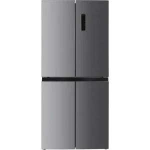 Frigider Side By Side Beko GNO46624MXPN, 466 L, Clasa C, No Frost, ProSmart Inverter, HarvestFresh, Control electronic, 180 cm, Inox
