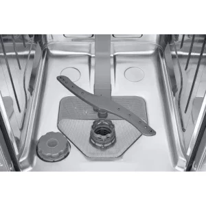 Samsung DW50DG450FSRLE, Slim, 10 seturi, 6 programe, Clasa D, Auto Open Door, Aqua Stop, 45 cm, Inox