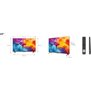 TCL Smart TV 43P61B Seria P61B 108cm 4K UHD HDR