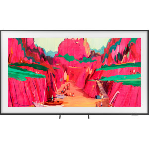 Samsung Smart TV The Frame Pro Neo QLED QE75LS03FW Seria LS03FW 189cm negru 4K UHD HDR