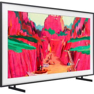 Samsung Smart TV The Frame Pro Neo QLED QE65LS03FW Seria LS03FW 163cm negru 4K UHD HDR
