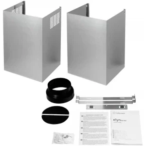 Turbionaire decorativa TEY60W, Putere de absorbtie 800 m3/h, Aspiratie perimetrala, Iluminare LED, Clasa A++, 60 cm, Inox