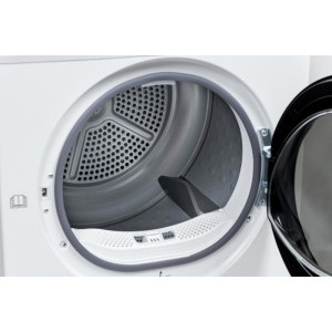 Heinner HHPD-M10G5PBKD++, Pompa de caldura, 10 kg, Clasa D, Iluminare interioara, Alb