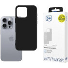 3MK Protectie pentru spate, material TPU pentru iPhone 16 Pro Max, culoare Black