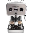 Espressor de cafea Russell Hobbs 15bar, Argintiu, manual Distinction Titanium 26452-56