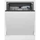 Masina de spalat vase incorporabila Beko BDIN38551P, 15 seturi, 8 programe, Clasa B, ProSmart Inverter, PowerIntense, SelfDry, 60 cm