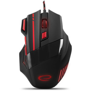 Mouse Gaming Esperanza Wolf EGM201R Black/Red
