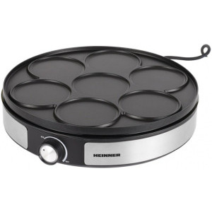 Heinner Aparat de facut clatite HCPM-F15RVSS, 1500W, Argintiu/Negru