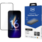 Folie protectie 3MK HardGlass Max pentru iPhone 16 Pro Max, cu margini negre