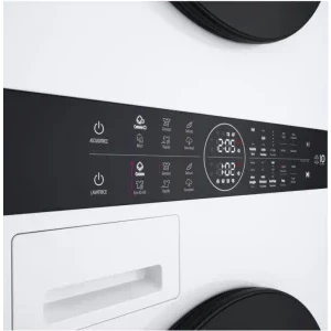 LG WashTower WT1210WWF, Spalare 12 kg, Uscare 10 kg, 1400 RPM, Clasa A, Dual Inverter Heat Pump, TurboWash360, Auto Sense AI DD, Smart Pairing, Allergy Care, ThinQ, Alb