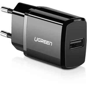Ugreen ED011, 1x USB, Quick Charge 10 W, Black