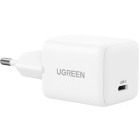 Incarcator retea Ugreen X512, 1x USB-C, Quick Charge 20 W, GaN, White