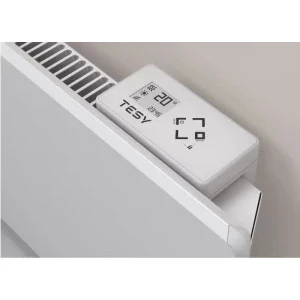 Tesy Convector de perete FinEco Cloud CN 06 100 EA CLOUD W, 1000 W, Termostat reglabil, Control inteligent Wi-Fi, Alb