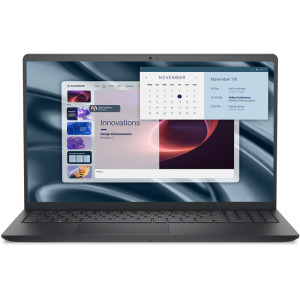DELL 15.6'' Pro 15 Essential PV15255, FHD 120Hz, Procesor AMD Ryzen™ 3 7320U (4M Cache, up to 4.1 GHz), 8GB LPDDR5, 512GB SSD, AMD Radeon 610M, Win 11 Pro, Carbon Black, 3Yr ProSupport