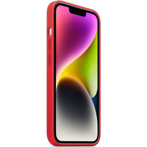 Apple Protectie pentru spate, material silicon, cu MagSafe pentru iPhone 14 Plus, culoarea Red