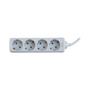 TED 4x Schuko, 1.5m, alb