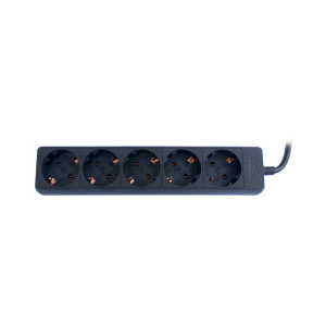 TED 5x Schuko, 1.5m, negru