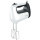 Tefal Mixer de mana Prep'Mix HT461138, 500W, 5 viteze, Turbo, 2 accesorii pentru aluat, 2 teluri, picior pasator, alb