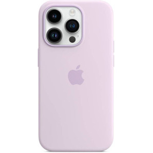Apple Protectie pentru spate, material silicon, cu MagSafe pentru iPhone 14 Pro, culoare Lilac