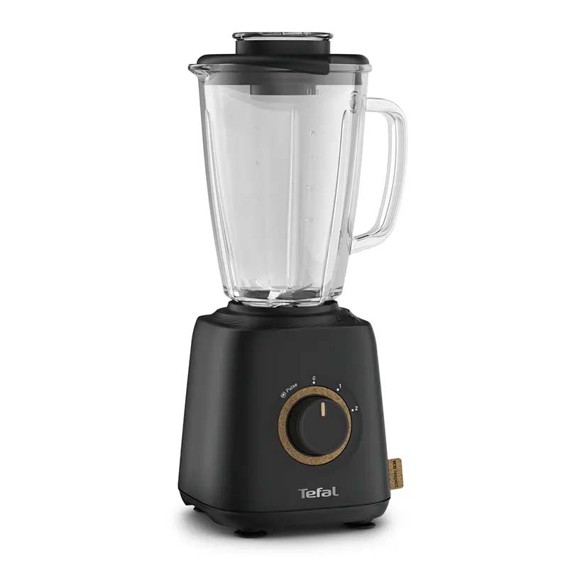 Tefal Blender Eco Respect BL46EN38, 800W, buton variabil pentru viteza, 1.25L, negru