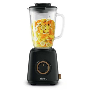 Tefal Blender Eco Respect BL46EN38, 800W, buton variabil pentru viteza, 1.25L, negru