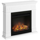 TAGU Semineu Larsen Pure White cu Focar Electric PowerFlame, 23 inch, FM462-WH1 + 23PF1A