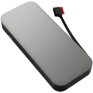 Baterie externa Lenovo Go, 20000 mAh, 65W, 1x USB-C, 1x USB, Storm Grey, posibilitate incarcare laptop