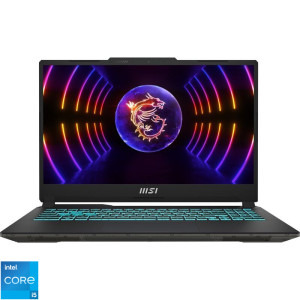 Laptop MSI Gaming 15.6 Cyborg 15 A12UC, FHD 144Hz, Procesor Intel® Core™ i5-12450H (12M Cache, up to 4.40 GHz), 16GB DDR5, 512GB SSD, GeForce RTX 3050 4GB, Free DOS, Black