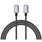 Cablu de date / adaptor Orico GQA100 USB-C Male la USB-C Male, 1.5 m Black, amperaj maxim suportat 5A