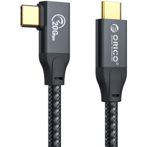 Orico CL32, USB-C Male la USB-C unghi 90° 1 m, Black