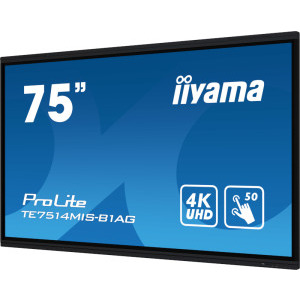 IIyama ProLite TE7514MIS-B1AG Smart Touchscreen 75 inch UHD VA 8 ms 60 Hz USB-C