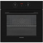 Cuptor incorporabil Heinner HBO-V659GCDRC-GBK, Electric, 69 L, 9 functii, Multifunctional, Grill, Ventilatie, Timer, Display, Perete catalitic, Clasa A, Sticla neagra