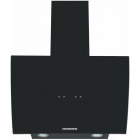 Hota Heinner decorativa HDCH-5960RGBK, Putere de absorbtie 563 m3/h, 1 motor, Control touch, Afisaj LED, Iluminare LED, 60 cm, Sticla neagra