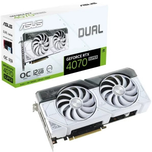 ASUS GeForce RTX 4070 SUPER DUAL OC White 12GB GDDR6X 192-bit DLSS 3.0