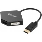 Orico DPT-HDV3 1x DisplayPort - 1x HDMI + 1x DVI + 1x VGA black