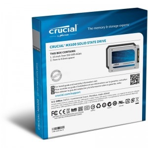 Crucial MX100 Series 256GB SATA-III 2.5 inch 7mm