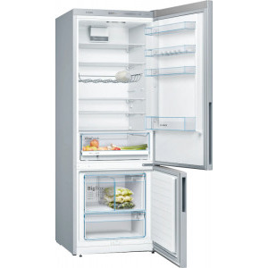 Bosch KGV58VLEAS, 503 L, Low Frost, VitaFresh, Clasa E, 191 cm, Argintiu