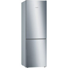 Combina frigorifica Bosch KGE36ALCA, 308 L, LowFrost, VitaFresh, Clasa C, 186 cm, Argintiu